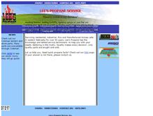 Tablet Screenshot of leespropane.com
